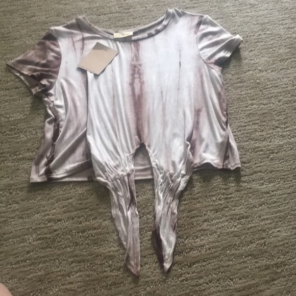 Front tie, the dyed top - Picture 2 of 4